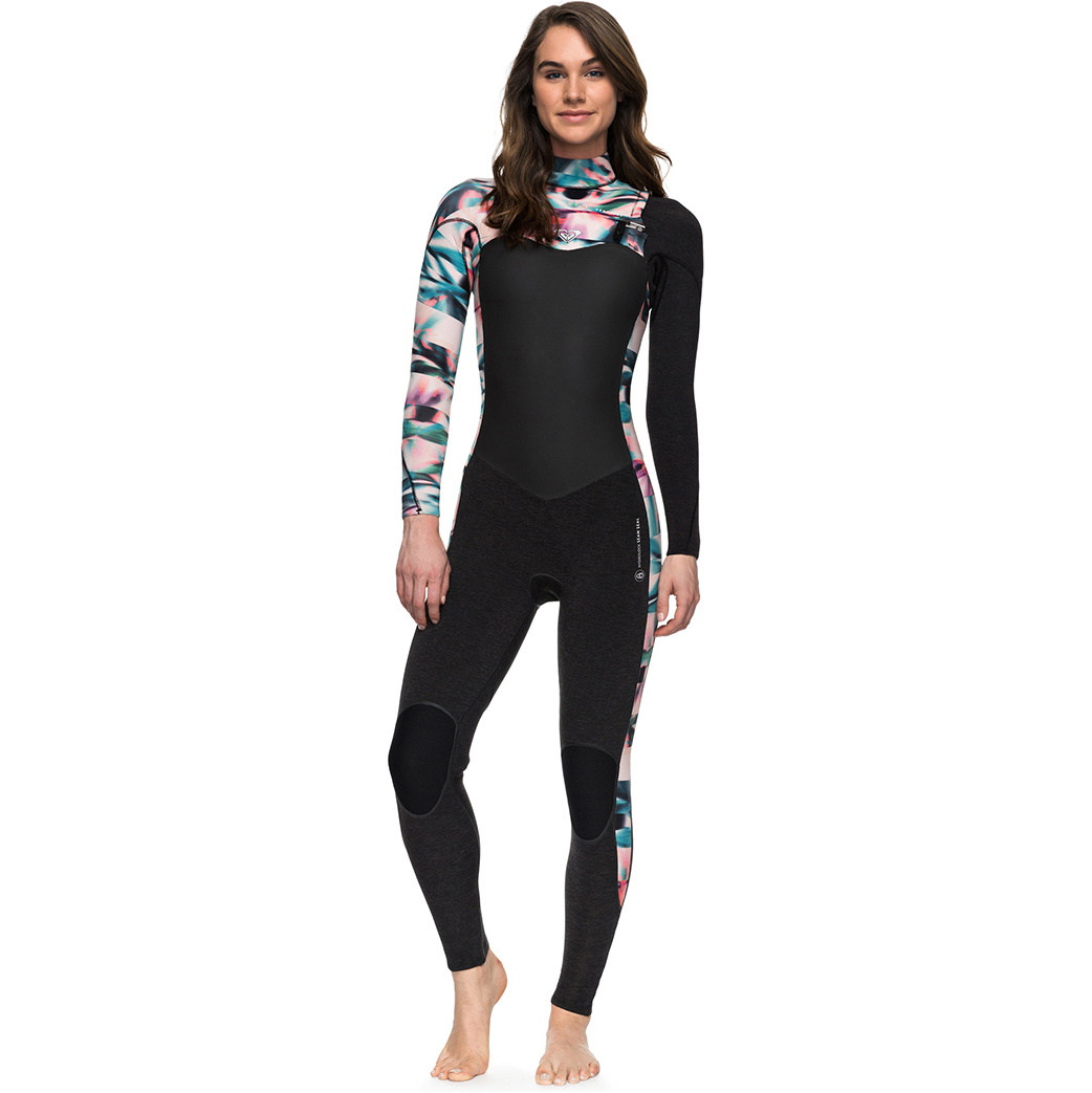 Roxy Womens Performance 4/3mm Chest Zip Wetsuit BLACK ERJW103032